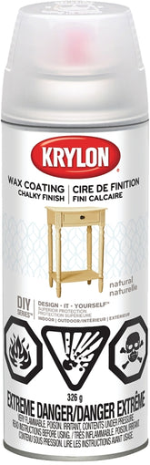 Krylon 441180000 Chalk Spray Paint, Natural, 11.75 oz, Can